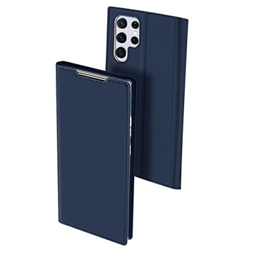 Dux Ducis Skin Pro Samsung Galaxy S22 Ultra 5G Flip Case (Open Box - Excellent) - Blue