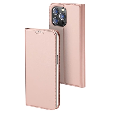 iPhone 15 Pro Max Dux Ducis Skin Pro Flip Case - Pink