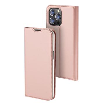 Dux Ducis Skin Pro iPhone 14 Pro Max Flip Case - Pink