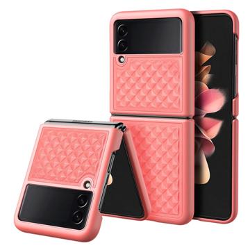 Dux Ducis Venice Samsung Galaxy Z Flip3 5G Leather Coated Case - Pink