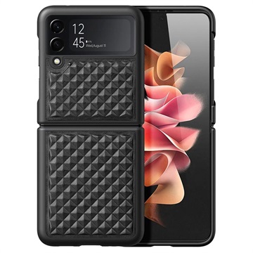 Dux Ducis Venice Samsung Galaxy Z Flip4 Leather Coated Case - Black
