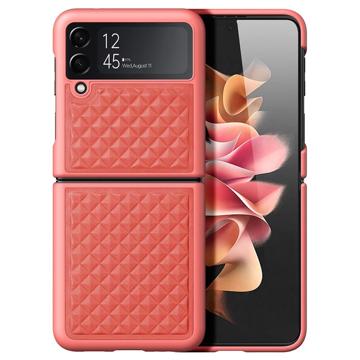 Dux Ducis Venice Samsung Galaxy Z Flip4 Leather Coated Case - Pink