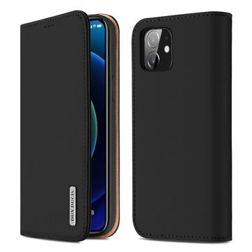 iPhone 12/12 Pro Dux Ducis Wish Wallet Leather Case - Black