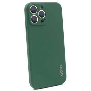 Enkay iPhone 14 Pro Liquid Silicone Case - Green