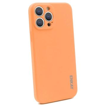 Enkay iPhone 14 Pro Liquid Silicone Case - Orange