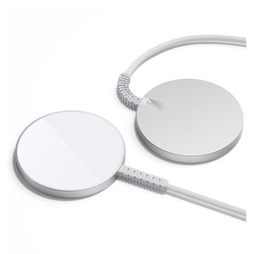 ESR HaloLock Mini Magnetic Wireless Charger - MagSafe Compatible - Silver