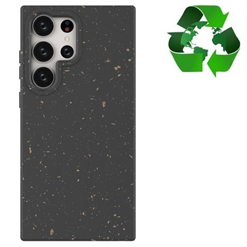 Eco Nature Samsung Galaxy S23 Ultra 5G Hybrid Case - Black