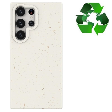 Eco Nature Samsung Galaxy S23 Ultra 5G Hybrid Case - White