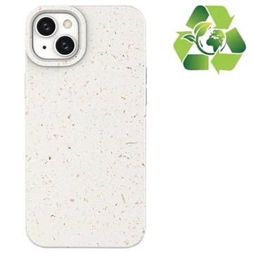 Eco Nature iPhone 14 Plus Hybrid Case - White