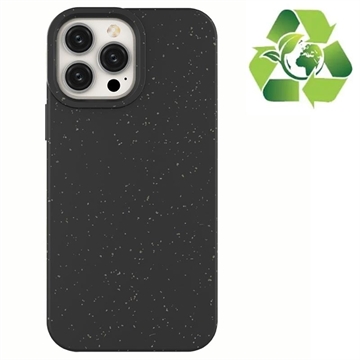Eco Nature iPhone 14 Pro Hybrid Case - Black