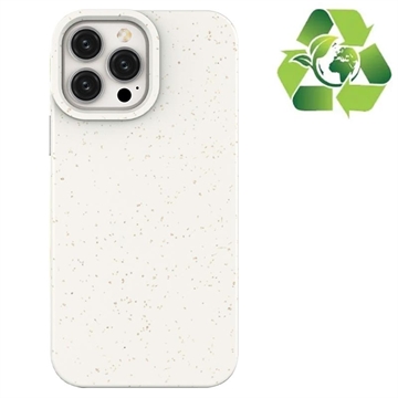 Eco Nature iPhone 14 Pro Hybrid Case - White