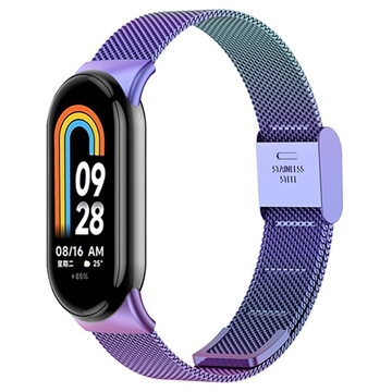 Xiaomi Smart Band 8 Elegant Stainless Steel Mesh Strap - Colorful