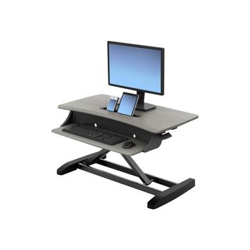 Ergotron WorkFit-Z Mini Sit-Stand Desktop Standing Desk Converter - Black