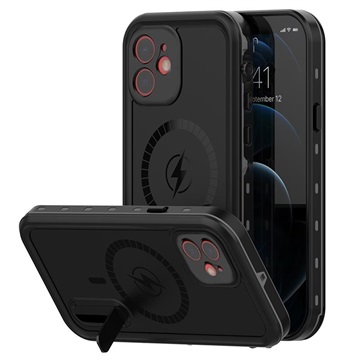 Extreme IP68 iPhone 12 Magnetic Waterproof Case (Open-Box Satisfactory) - Black