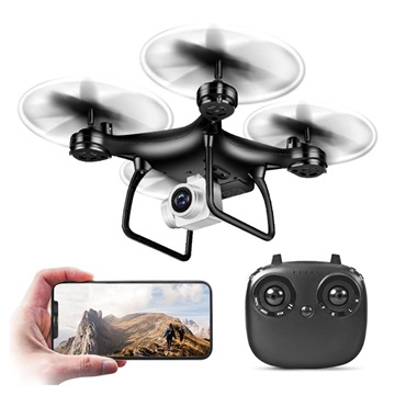 FPV Drone with 720p High-Definition Camera TXD-8S (Open-Box Satisfactory) - Black