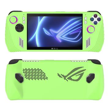 ASUS ROG Ally Handheld Game Console Soft Silicone Cover Protective Case - Fluorescent Green