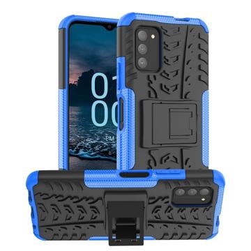 Anti-Slip Nokia G100 Hybrid Case with Stand - Blue / Black