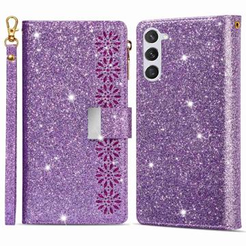 Starlight Series Samsung Galaxy S23 5G Wallet Case - Purple