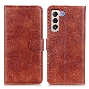 Samsung Galaxy S23+ 5G Wallet Case with Stand Feature - Brown