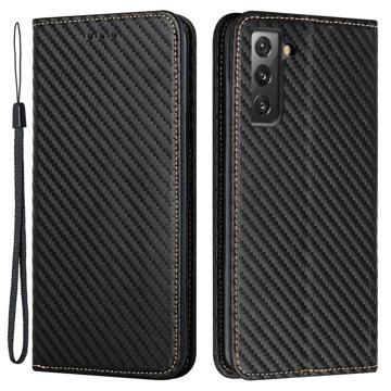 Samsung Galaxy S23+ 5G Wallet Case - Carbon Fiber - Black