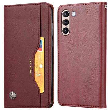 Card Set Series Samsung Galaxy S23+ 5G Wallet Case - Wine Red