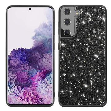 Glitter Series Samsung Galaxy S23+ 5G Hybrid Case - Black