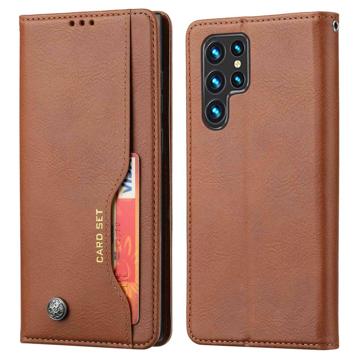 Card Set Series Samsung Galaxy S23 Ultra 5G Wallet Case - Brown