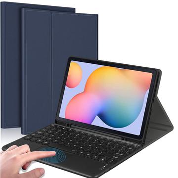 Samsung Galaxy Tab S6 Lite 2020/2022 Bluetooth Keyboard Case w/ Touchpad - Blue