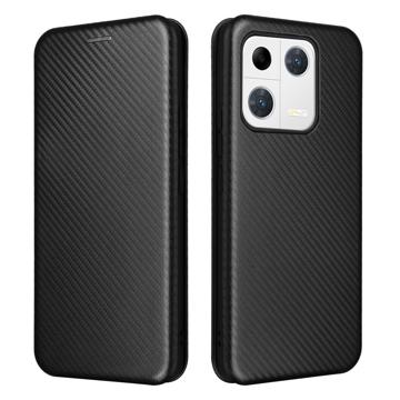 Xiaomi 13 Pro Flip Case - Carbon Fiber - Black
