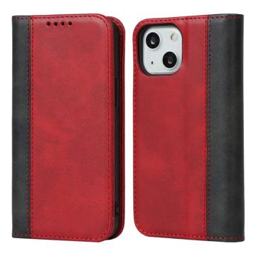 Elegance Series iPhone 14 Wallet Case - Red / Black
