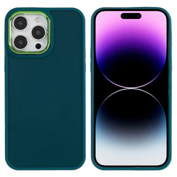 Plated Yarn iPhone 14 Pro Matte Hybrid Case - Green