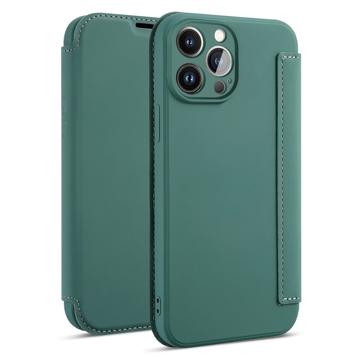Slim Style iPhone 14 Pro Flip Case - Dark Green