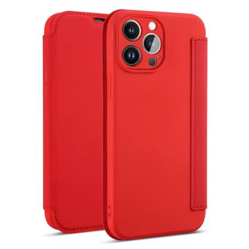 Slim Style iPhone 14 Pro Flip Case - Red