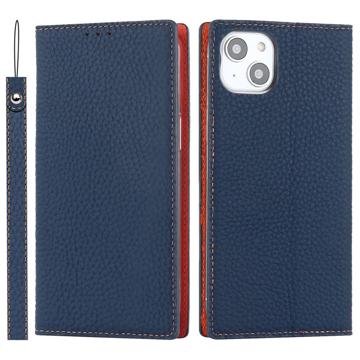 iPhone 14 Wallet Leather Case with RFID - Dark Blue