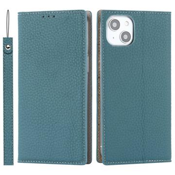 iPhone 14 Wallet Leather Case with RFID - Light Blue