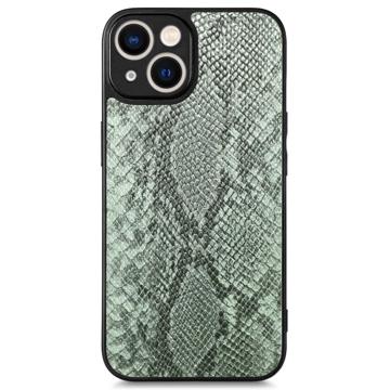 Snake Series iPhone 14 Coated Case - Green