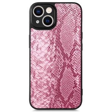 Snake Series iPhone 14 Coated Case - Pink