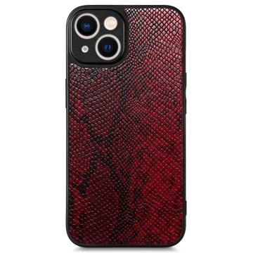 Snake Series iPhone 14 Coated Case - Red