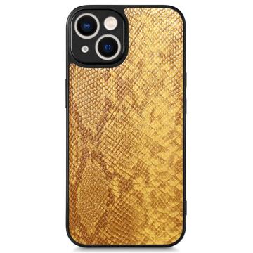 Snake Series iPhone 14 Coated Case - Yellow