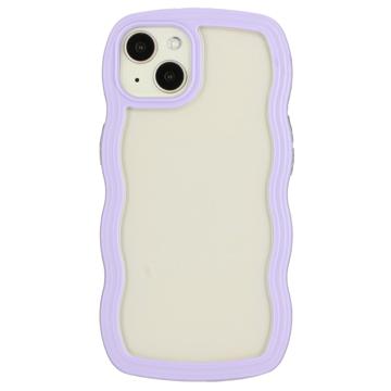 Wavy Edge iPhone 14 Hybrid Case - Purple