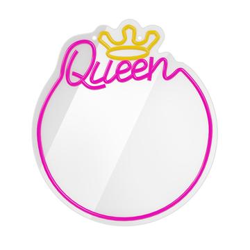 Forever Light Mirror Neon LED Light - Queen