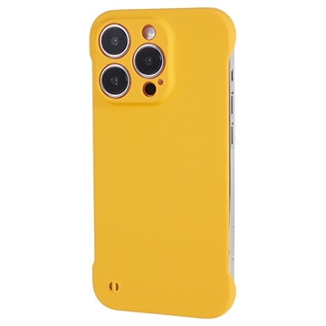 iPhone 13 Pro Max Frameless Plastic Case - Yellow