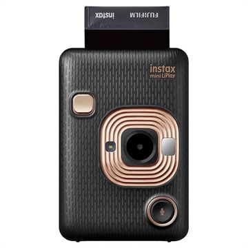 Fujifilm Instax Mini LiPlay Instant Camera - Elegant Black