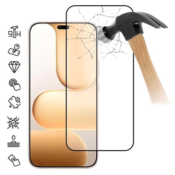 Honor 600 Lite Full Cover Tempered Glass Screen Protector - 9H - Black Edge