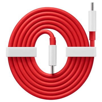 OnePlus Warp Charge USB Type-C Cable 5481100047 - 1m - Red / White