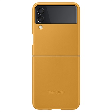 Samsung Galaxy Z Flip3 5G Leather Cover EF-VF711LYEGWW - Mustard