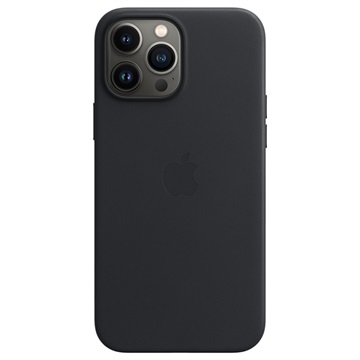 iPhone 13 Pro Max Apple Leather Case with MagSafe MM1R3ZM/A (Open Box - Excellent) - Midnight