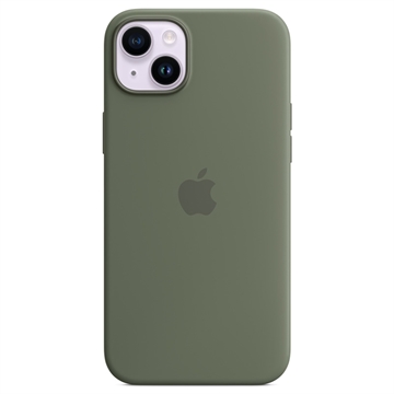 iPhone 14 Plus Apple Silicone Case with MagSafe MQUD3ZM/A - Olive