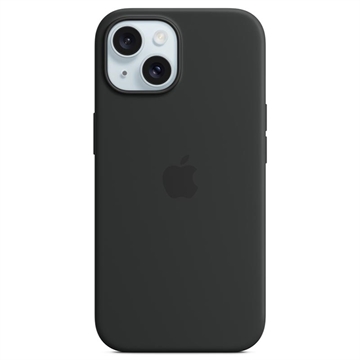 iPhone 15 Apple Silicone Case with MagSafe MT0J3ZM/A - Black