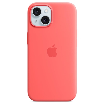 iPhone 15 Plus Apple Silicone Case with MagSafe MT163ZM/A - Guava